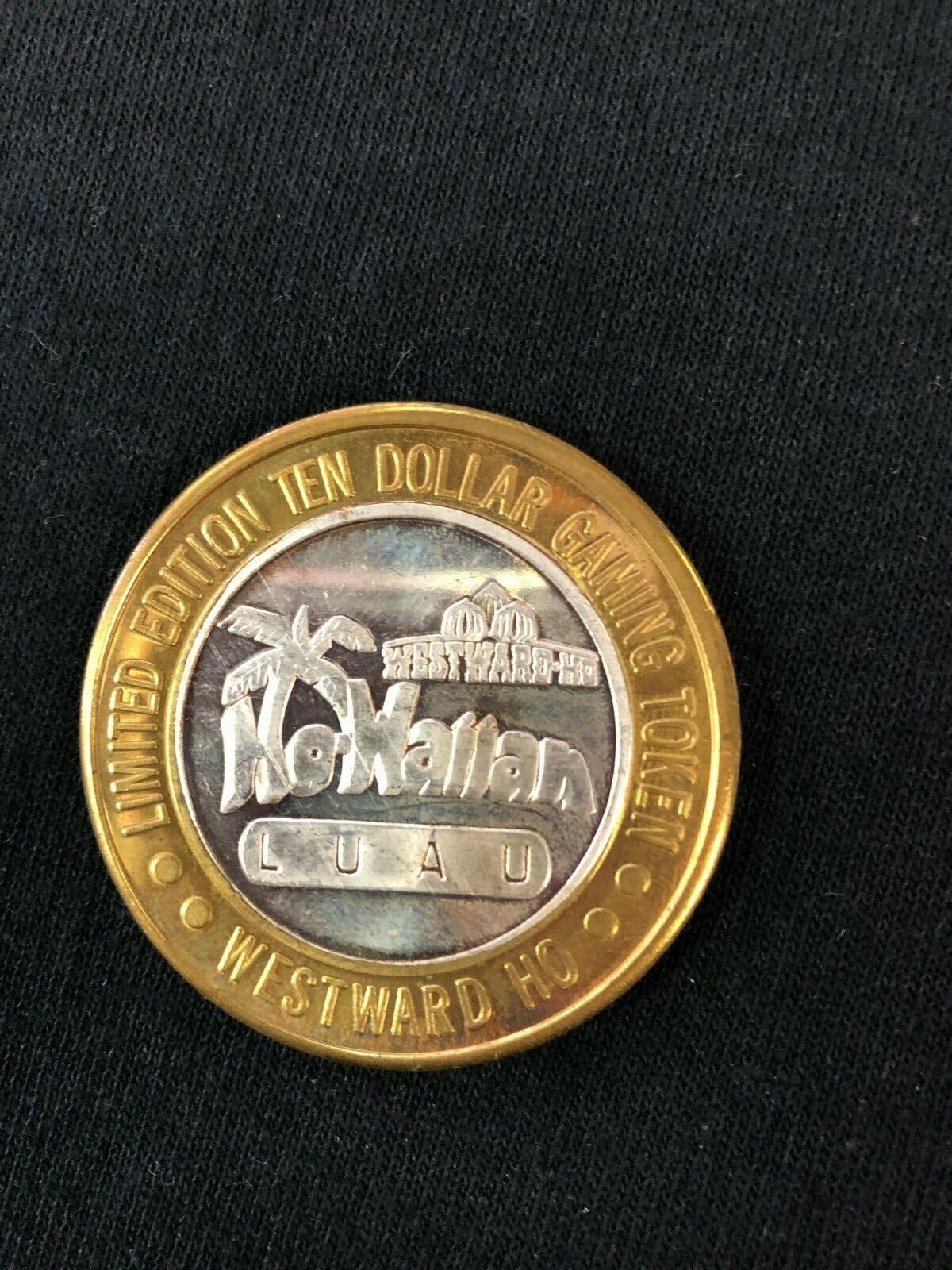 $10 .999 FINE SILVER CASINO STRIKE - WESTWARD HO CASINO - HO-WAIIN LUAU NEVADA