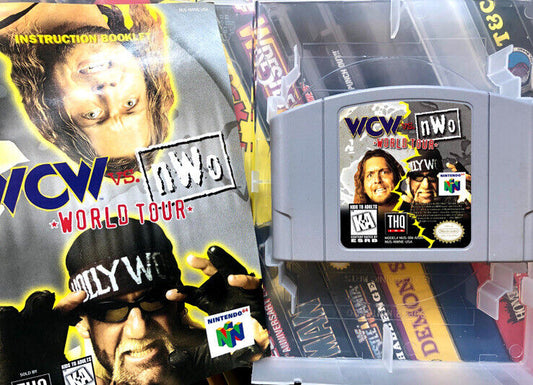 WCW vs. NWO World Tour - Nintendo N64 CIB Hulk Hogan THQ 1997 Rated K-A WWE