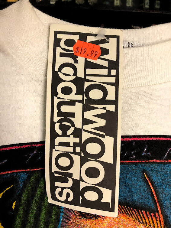 Wildwood Productions Colorful Fish T-Shirt Size Large Vintage 1990