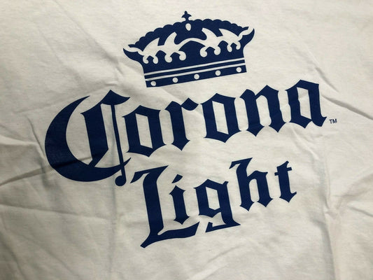Alcohol T Shirt - Corona Light JERZEES XL BEER FEST Mexican La Cerveza Mas Fina