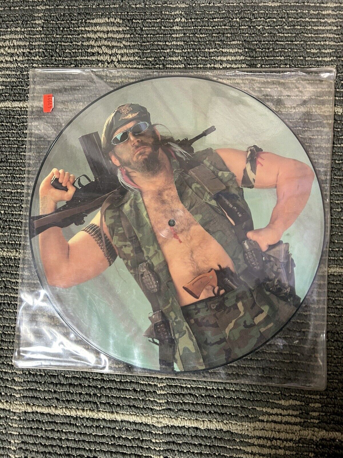 Vintage WWF '84 Jesse 'The Body' Ventura Vinyl Picture Disc Mpls PS Records RARE