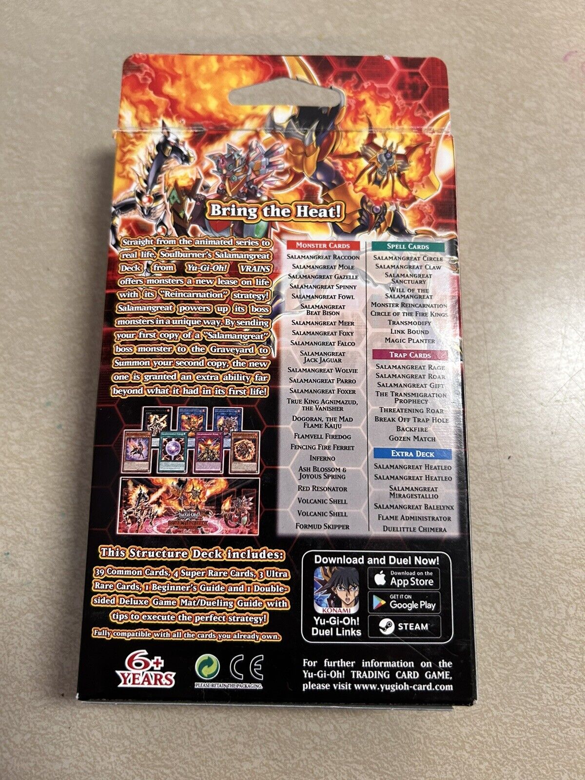 Yu-Gi-Oh! Soul Burner Structure Deck Original 2017 SEALED Anime