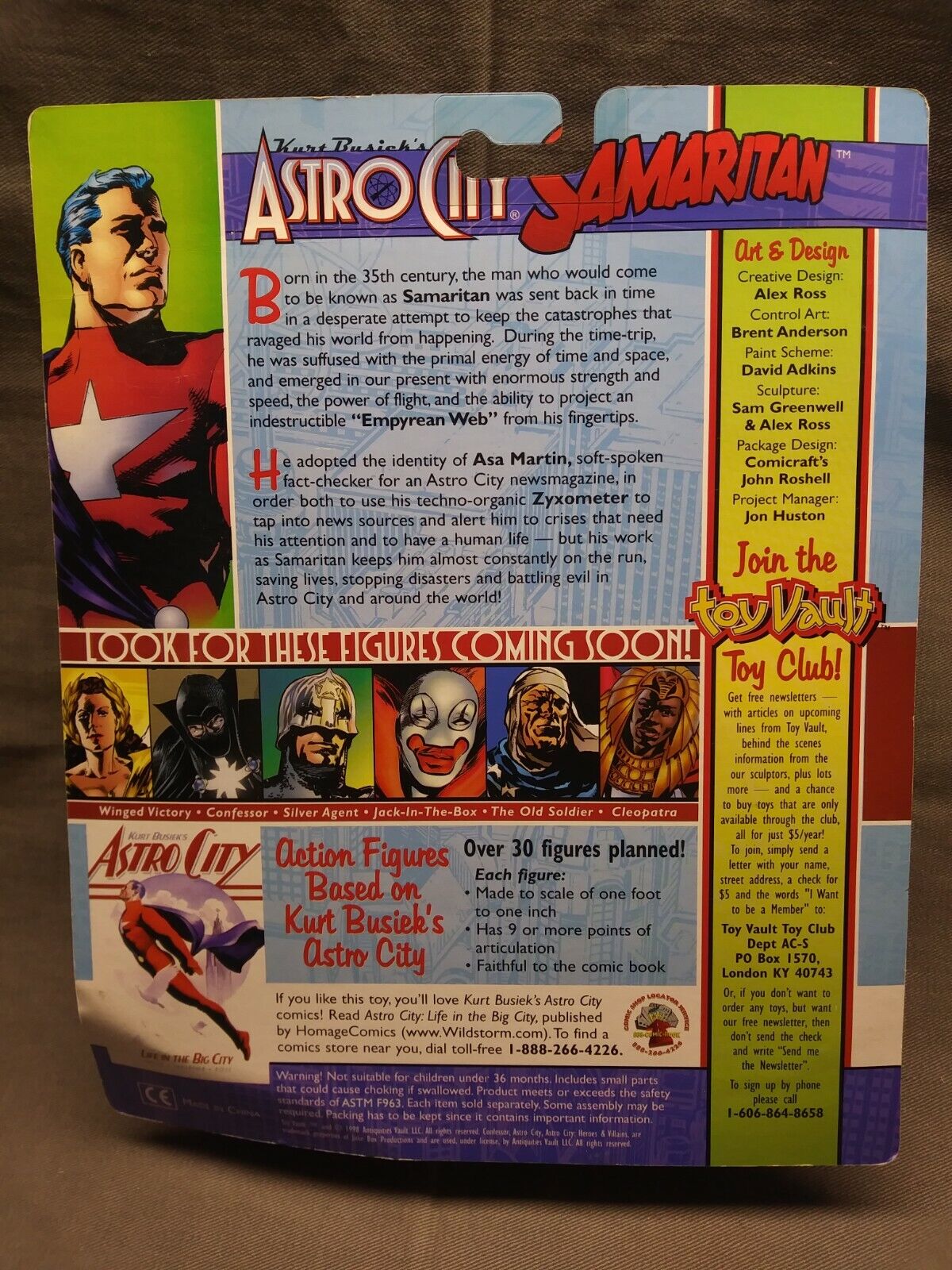 ZJ TOYS Astro City Heroes/ Villains Premiere Samaritan Exclusive Action Figure