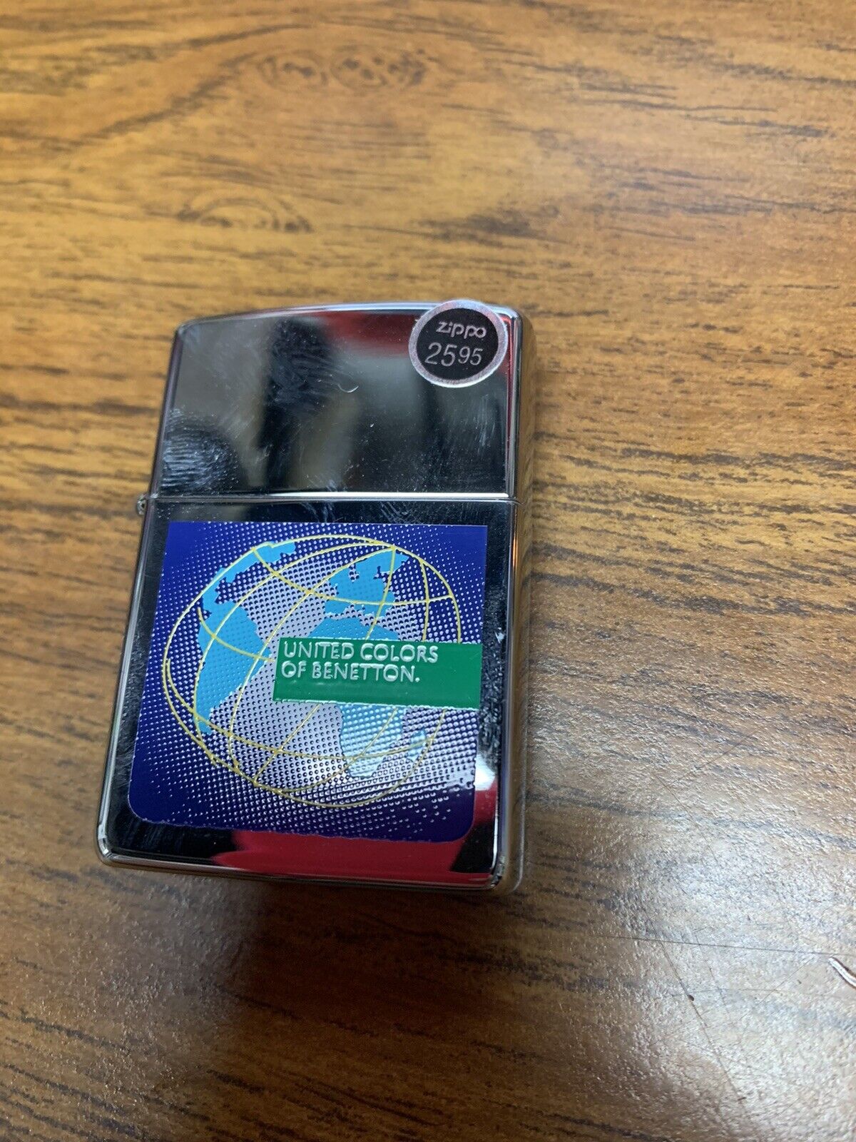 Zippo Lighter United Colors Of Benetton Design Fashion Lighter Rare y2k