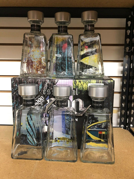 1800 Tequila Essential Artist Series Enoc Perez 6 BOTTLE SET Chicago London