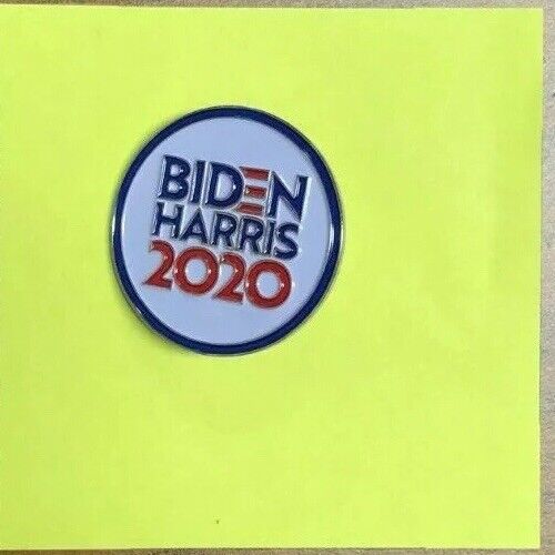 "Biden Harris 2020" Joe Biden Kamala Harris Original Enamel Pin ST POTUS