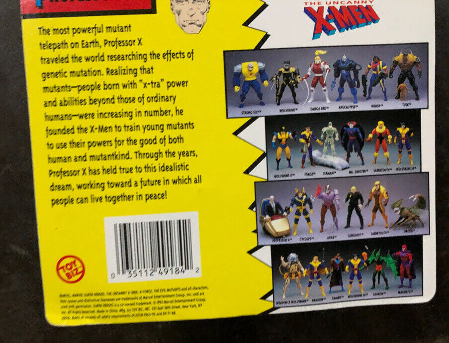 X-men Professor X Action Figure From Marvel Comics RARE