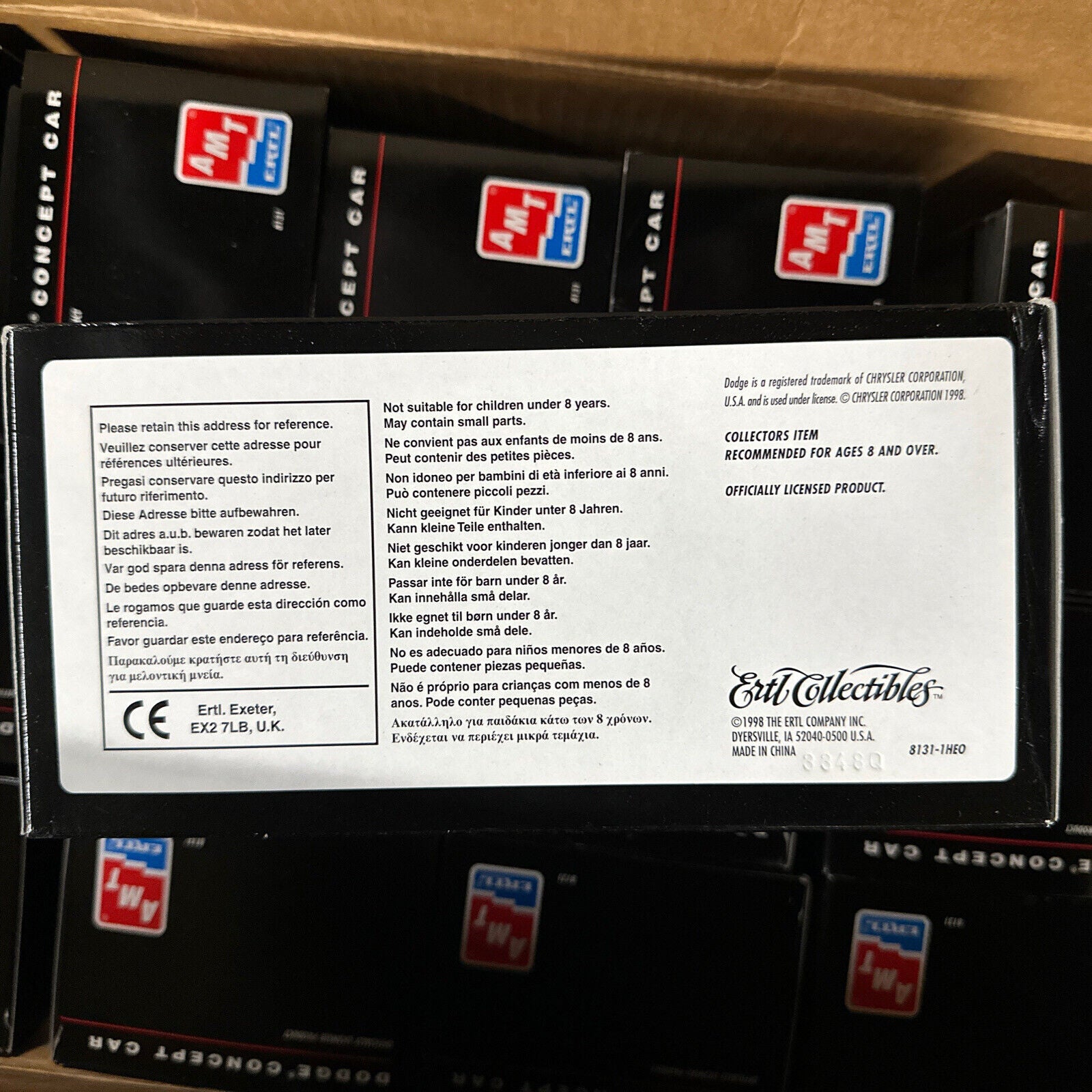 WHOLESALE LOT OF 13 - AMT Dealer Promo DODGE COPPERHEAD CONCEPT 1/25 MODEL CAR