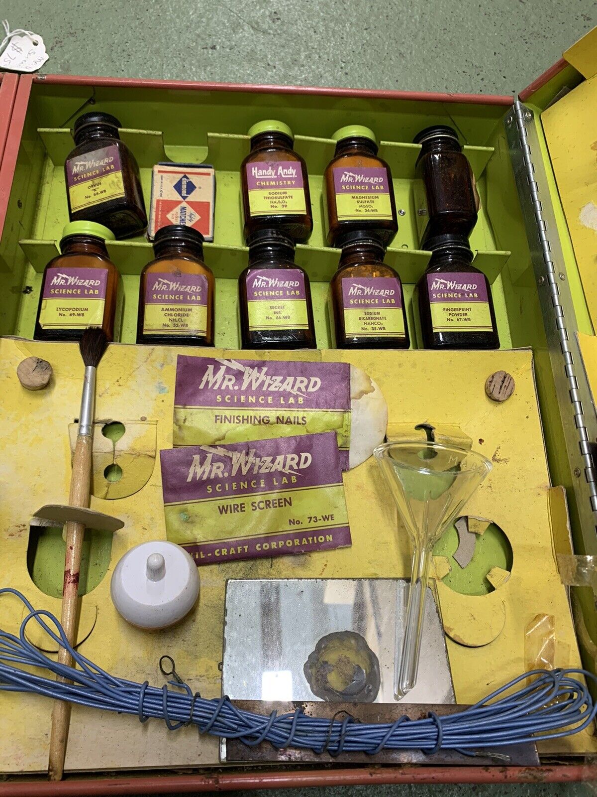 1950s Handy Andy Mr. Wizard Science Lab Super RARE!