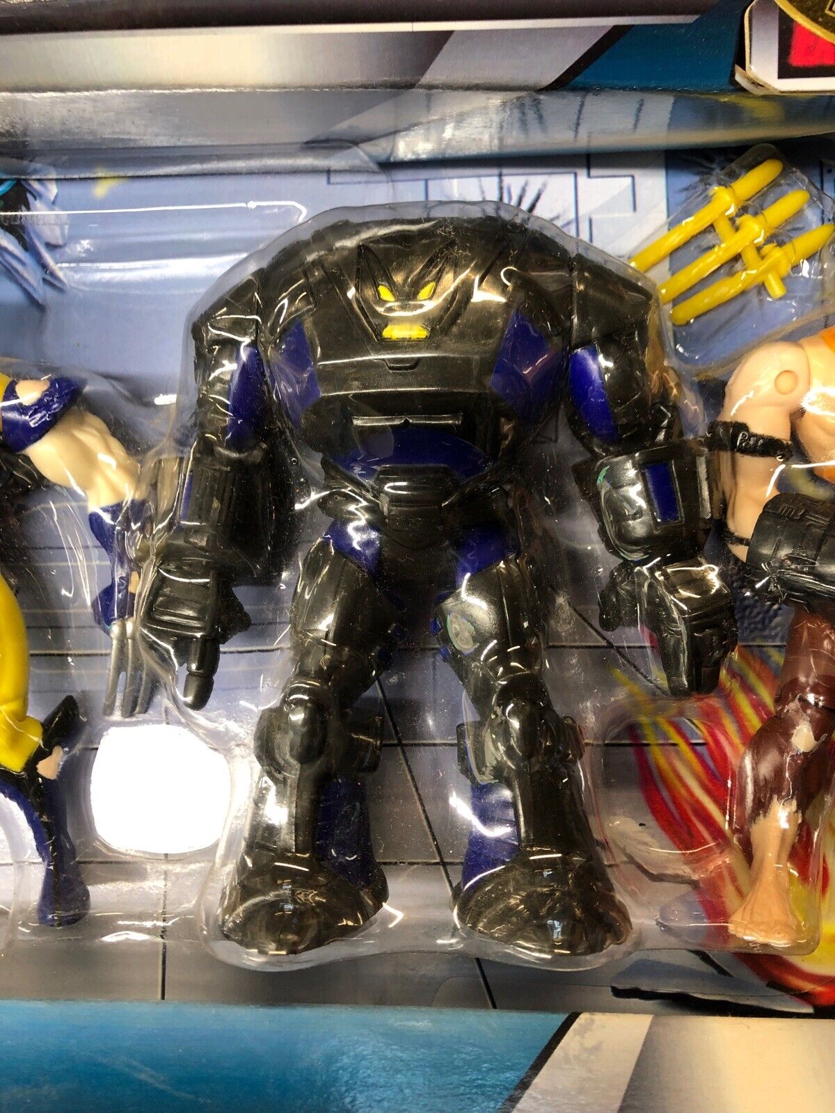 X-Men Danger Room Set Gambit Captive Sabretooth Nimrod Variant Wolverine MISB