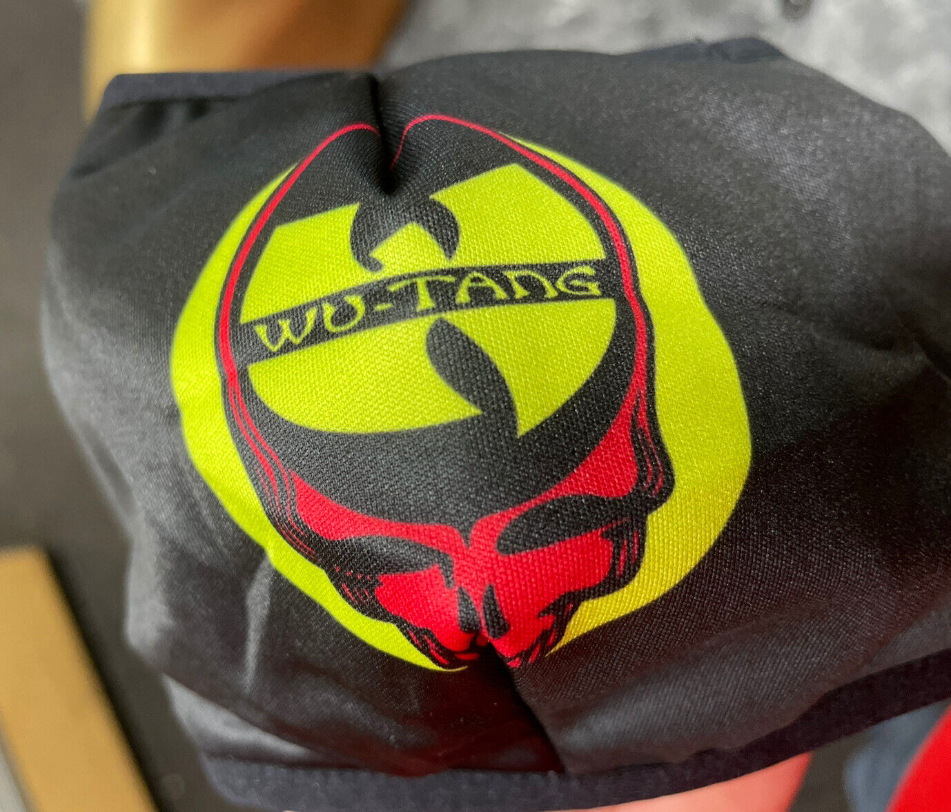 WU-TANG YELLOW BLACK RED RAP HIP HOP MASK Washable Custom