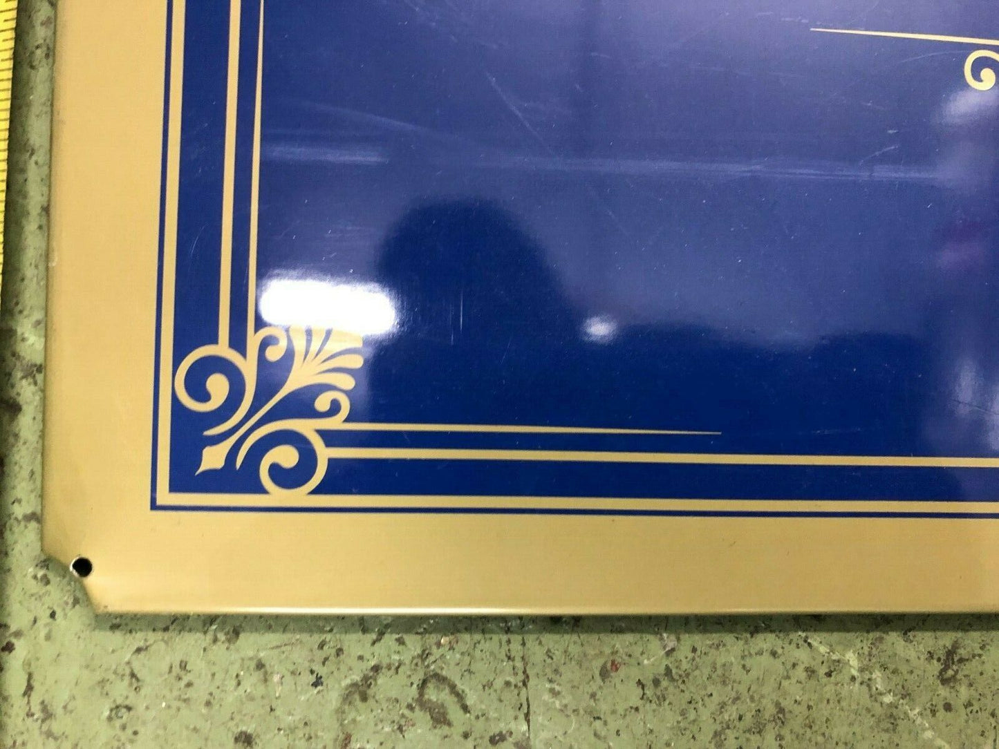 VINTAGE TIN BEER SIGN HB Munchen "The Original Brew Of Bavarian Kings" Classic