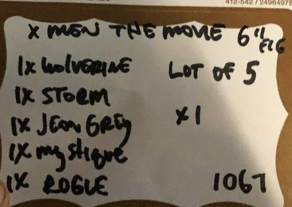 X-Men the Movie Action Figure Lot of 5x UNOPENED (Toy Biz, 2000) NIB Good