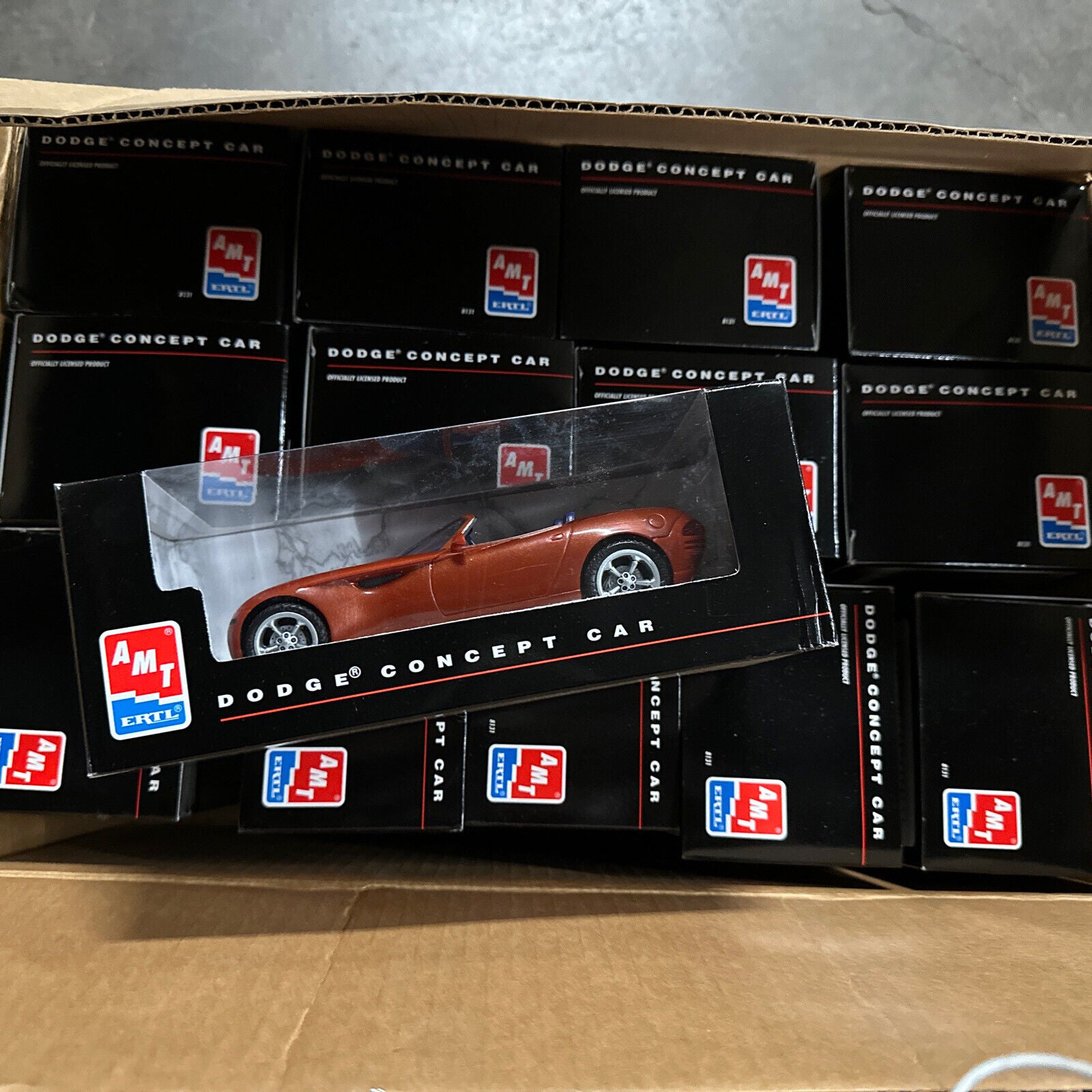 WHOLESALE LOT OF 13 - AMT Dealer Promo DODGE COPPERHEAD CONCEPT 1/25 MODEL CAR
