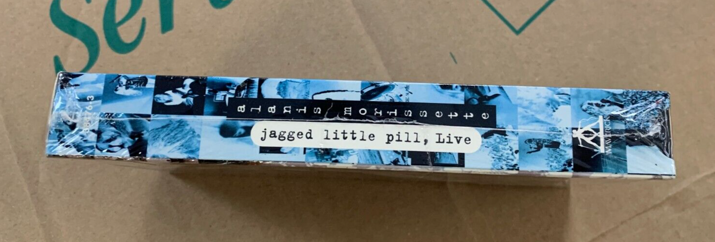 VINTAGE VHS TAPE Alanis Morissette Jagged Little Pill LIVE SEALED 1996