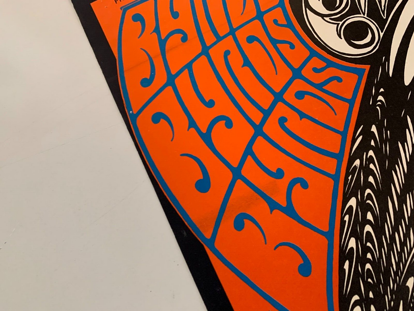 Wes Wilson - 1967 - The Byrds/Moby Grape Concert Poster OP 1st Edition Graham