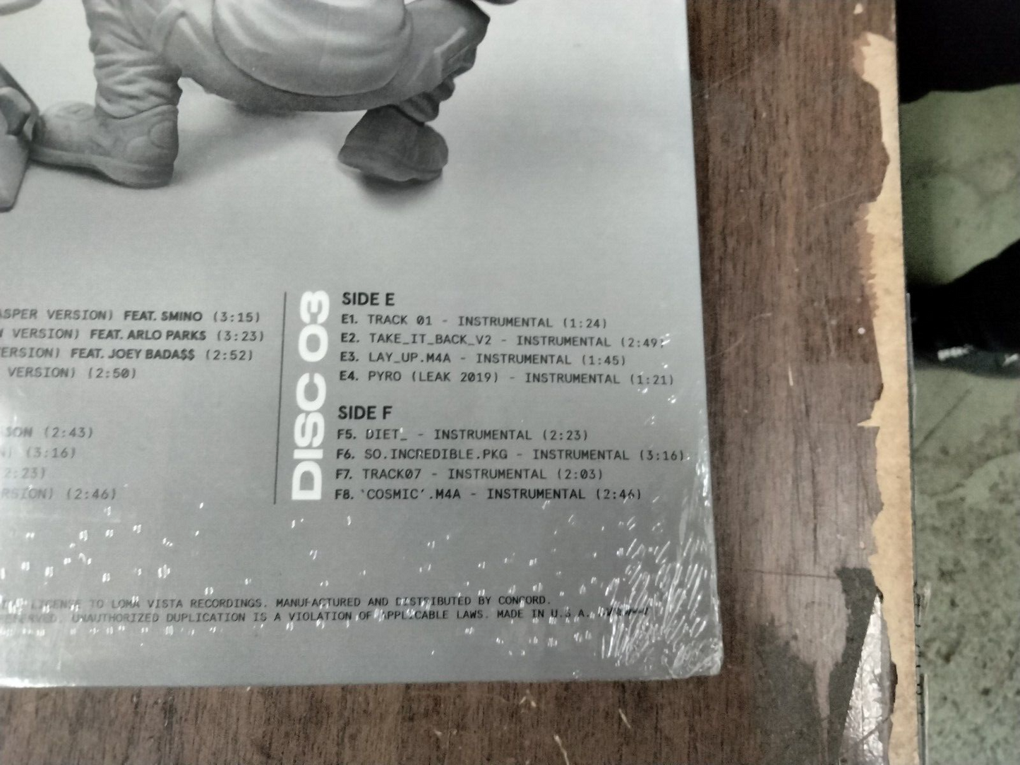 VINYL RECORD Denzel Curry & Kenny Beats Present "Unlocked: Definitive Edition"