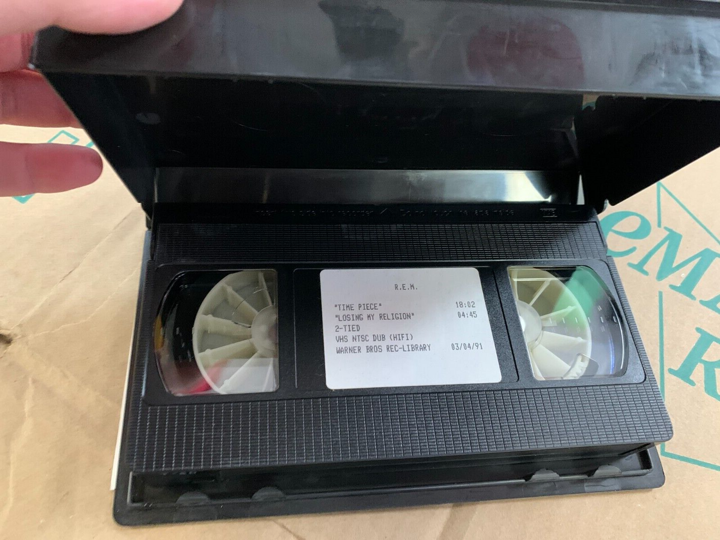 VINTAGE VHS TAPE R.E.M. Time Piece 1991 Warner Bros. Records New Wave
