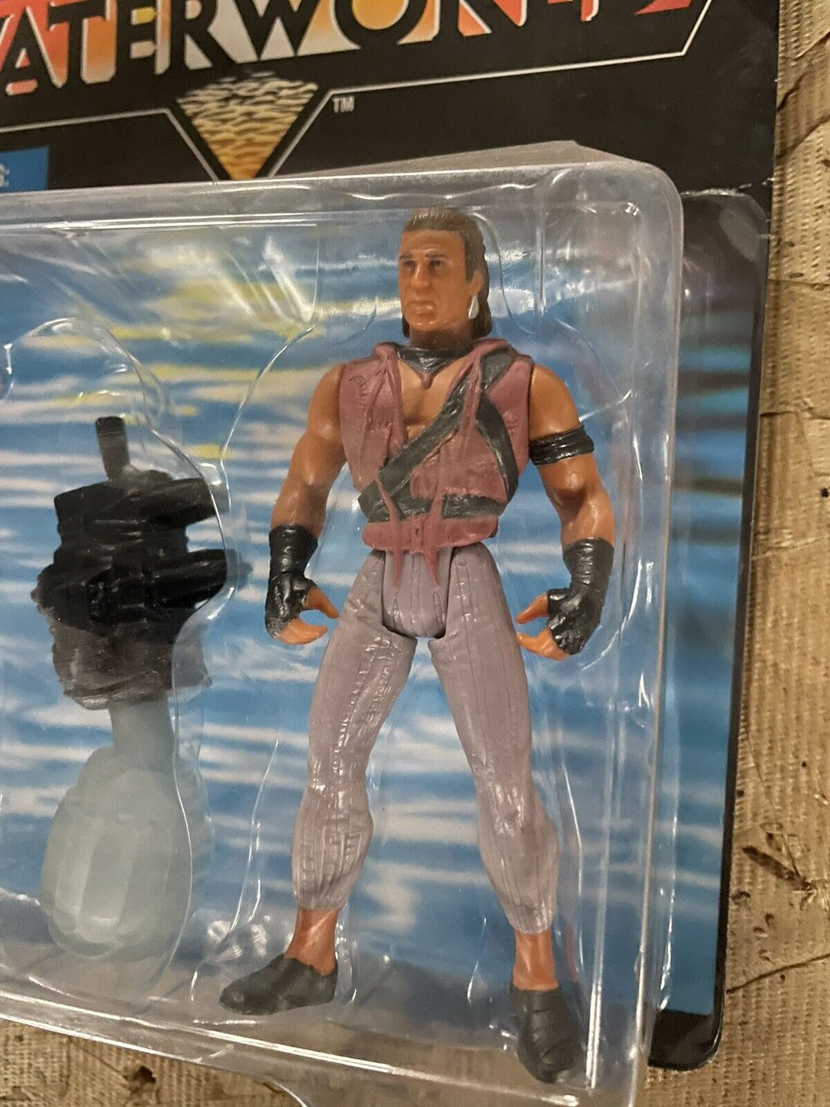 vintage Waterworld Hydro Stinger Mariner Kevin Costner Action Figure Kenner Rare