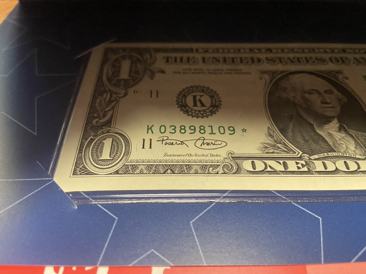 10 Sequential ** STAR ** NOTES. TEXAS $1 LONE STAR NOTES K03898101 - 10