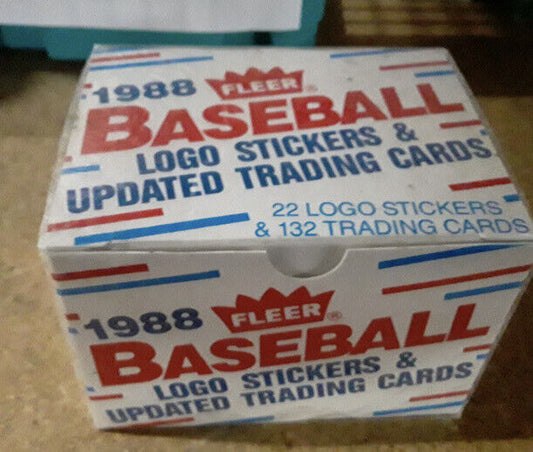 1988 Fleer Baseball Update Partial Set 129/132 Cards in Original Box VINTAGE