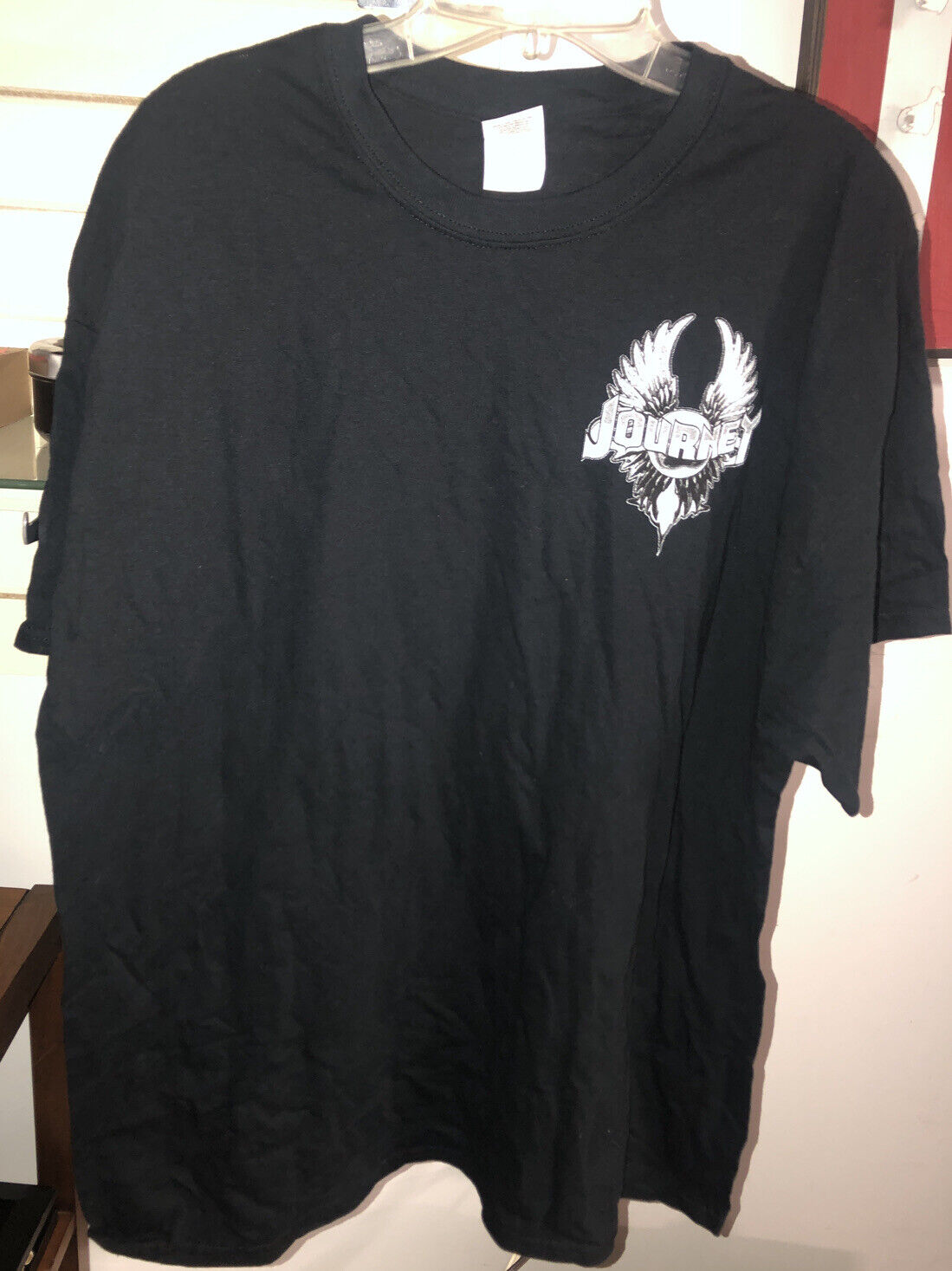 Vintage T Shirt - Journey Gildan Brand Size XL Black Don’t Stop Believin Wings