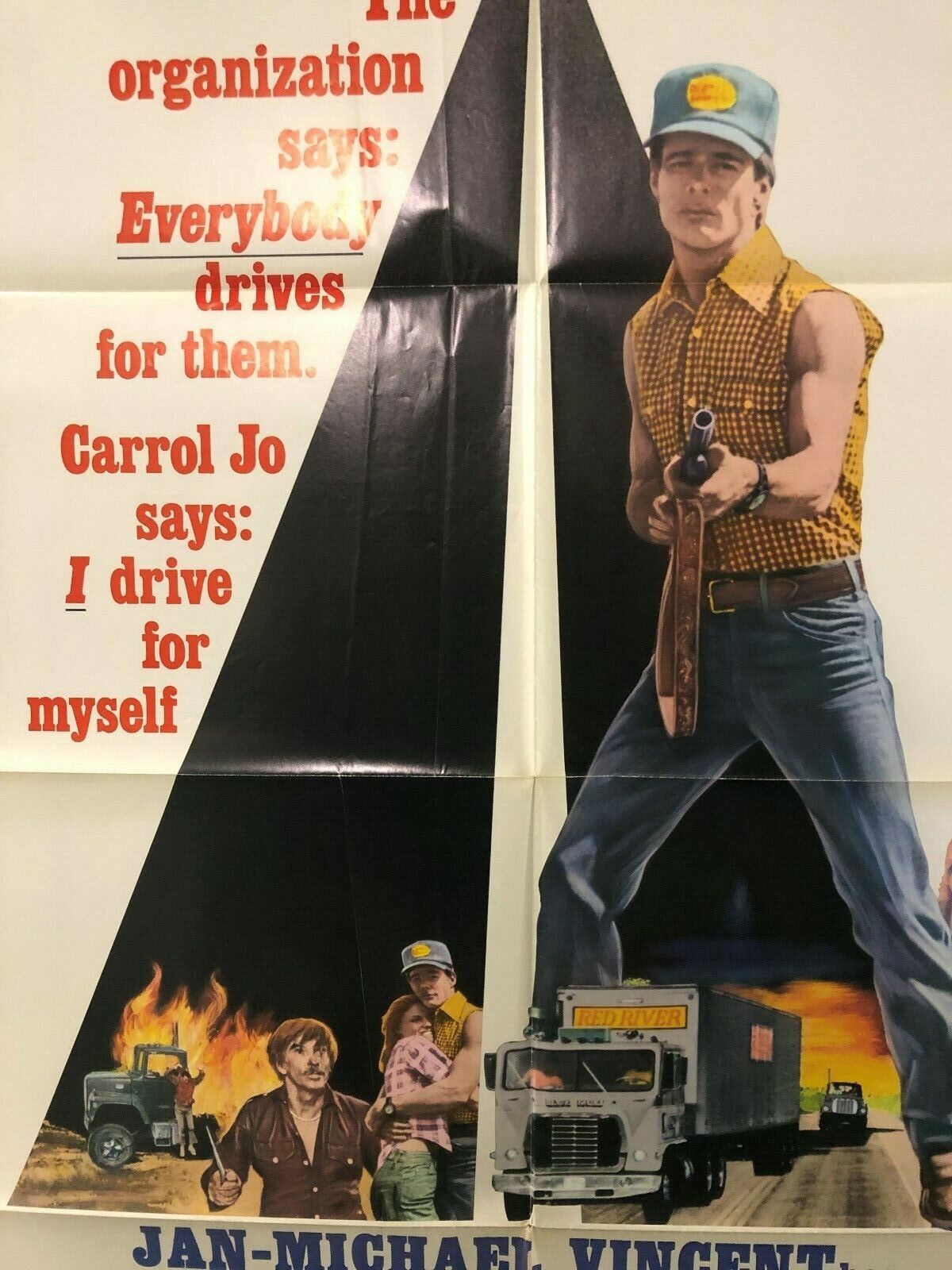 White Line Fever (Columbia, 1975). One Sheet (27" X 41"). Action.