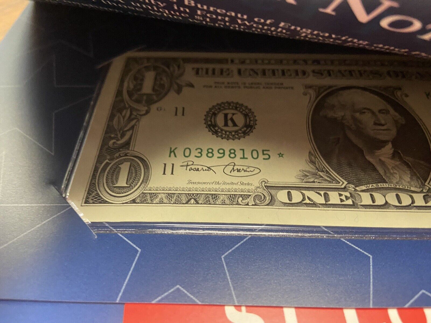 10 Sequential ** STAR ** NOTES. TEXAS $1 LONE STAR NOTES K03898101 - 10