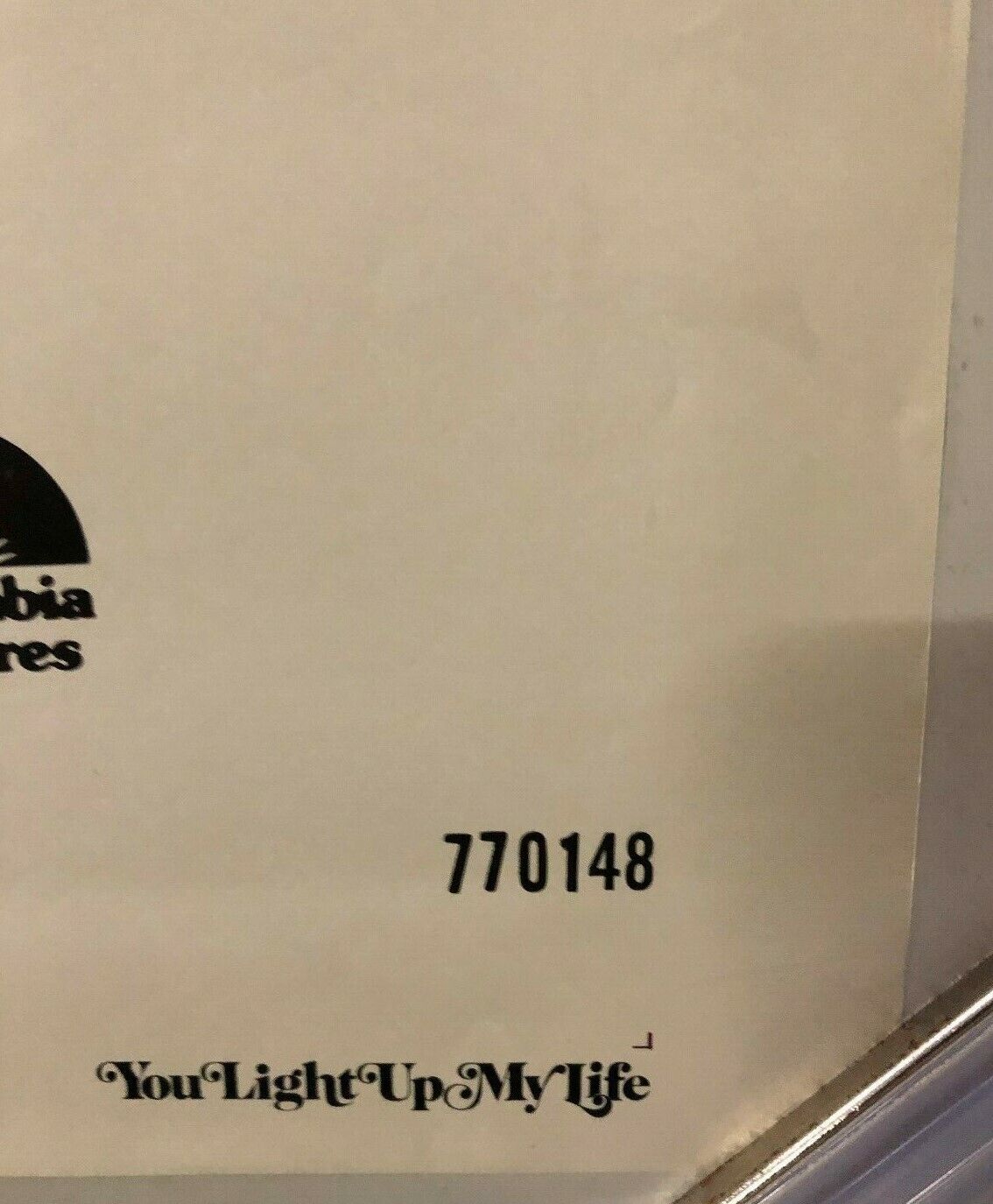 You Light Up My Life Columbia 1977 Poster 27" X 40" Drama Vintage Retro