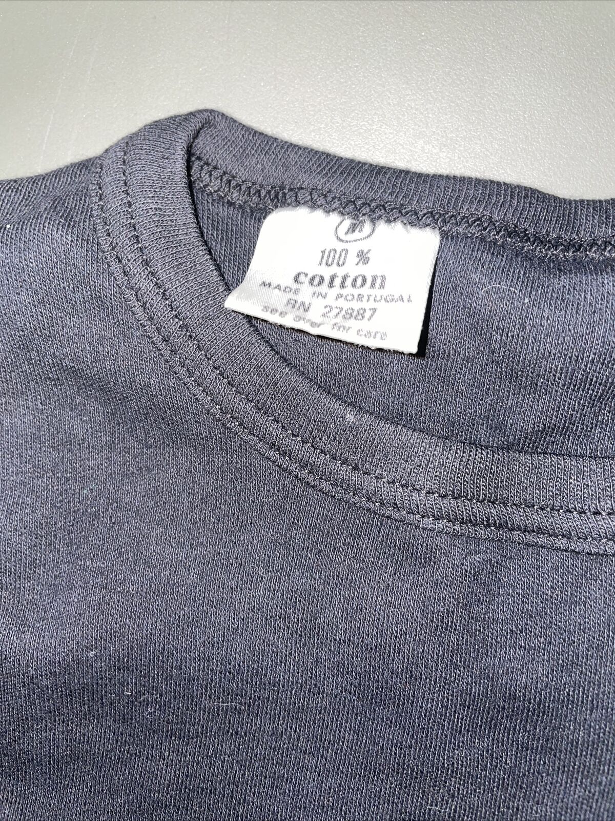 Vintage Youth T Shirt - Varoom 50’s Old School Long Sleeve Black Size M