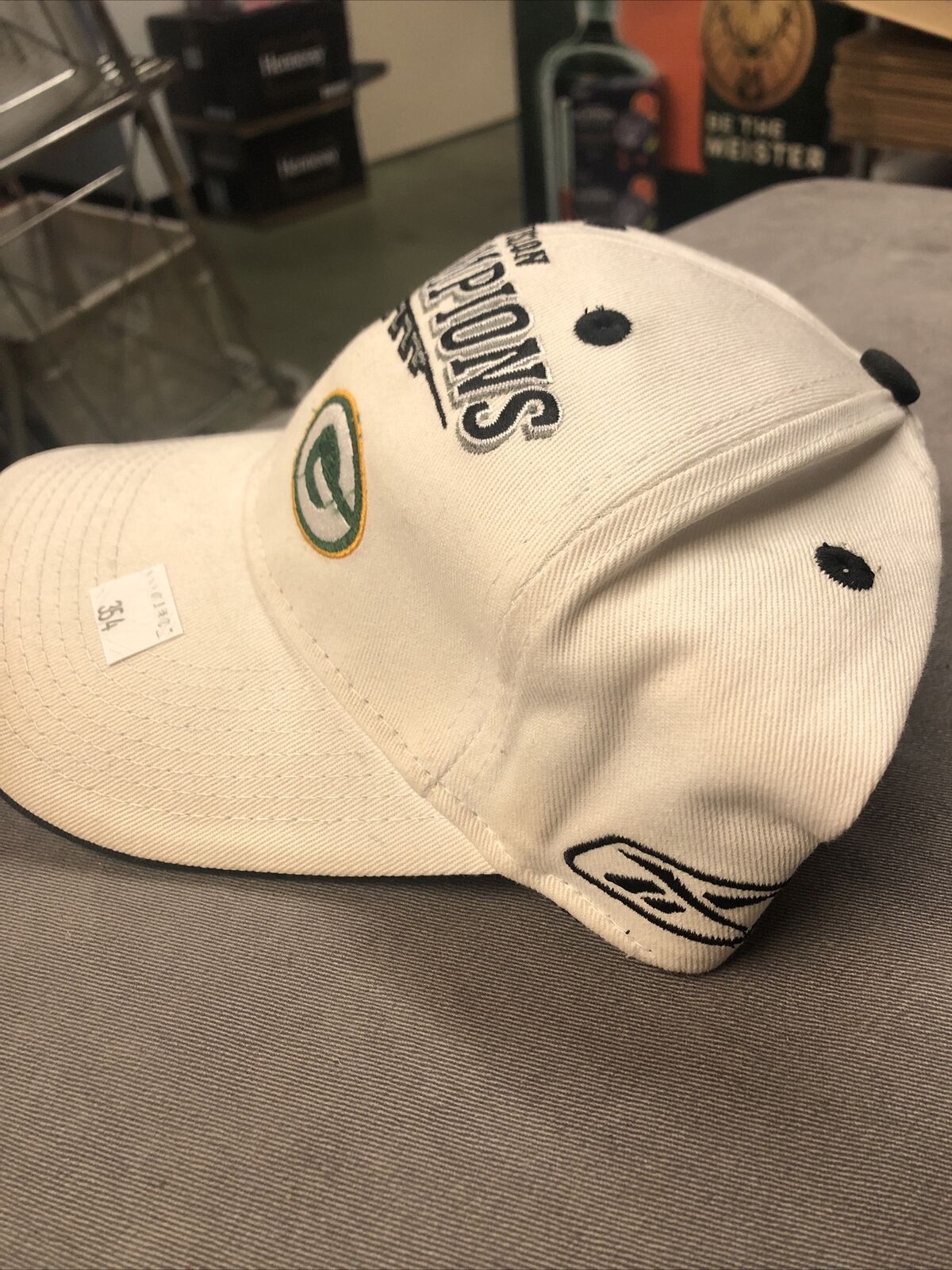 White division champions 2007 NFC North Green Bay Packers NFL strap back Hat