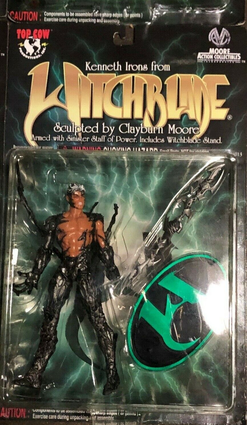 Witchblade Lot ( 4 Figures) W/Medieval Witchblade- Clayburn Moore Sara Pezzini
