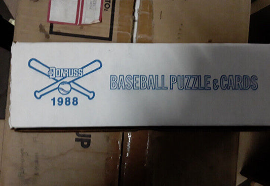 1987Donruss Unopened Factory Set-1988 Unopened Factory Set-1988 Donruss Wax Box