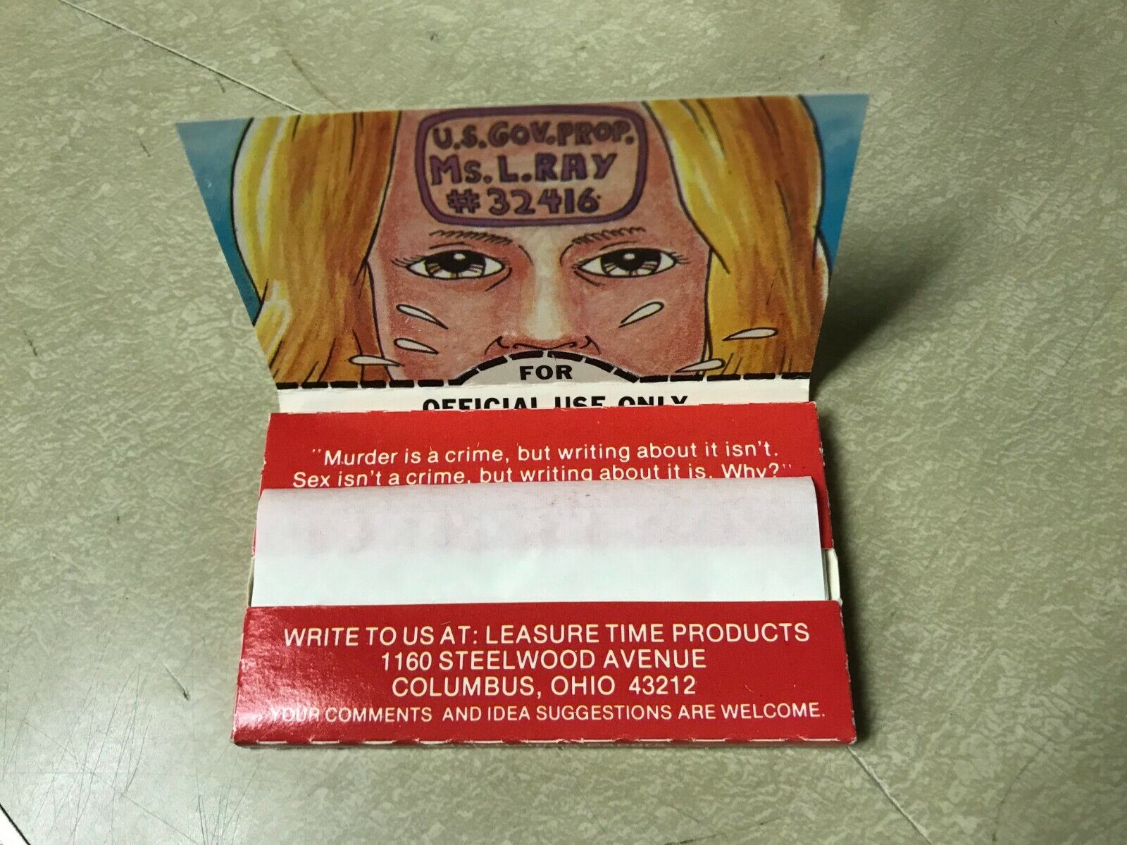 X-RATED FULL BOX Adult Rolling Papers 50 Booklets Hustlers Rare Original Find
