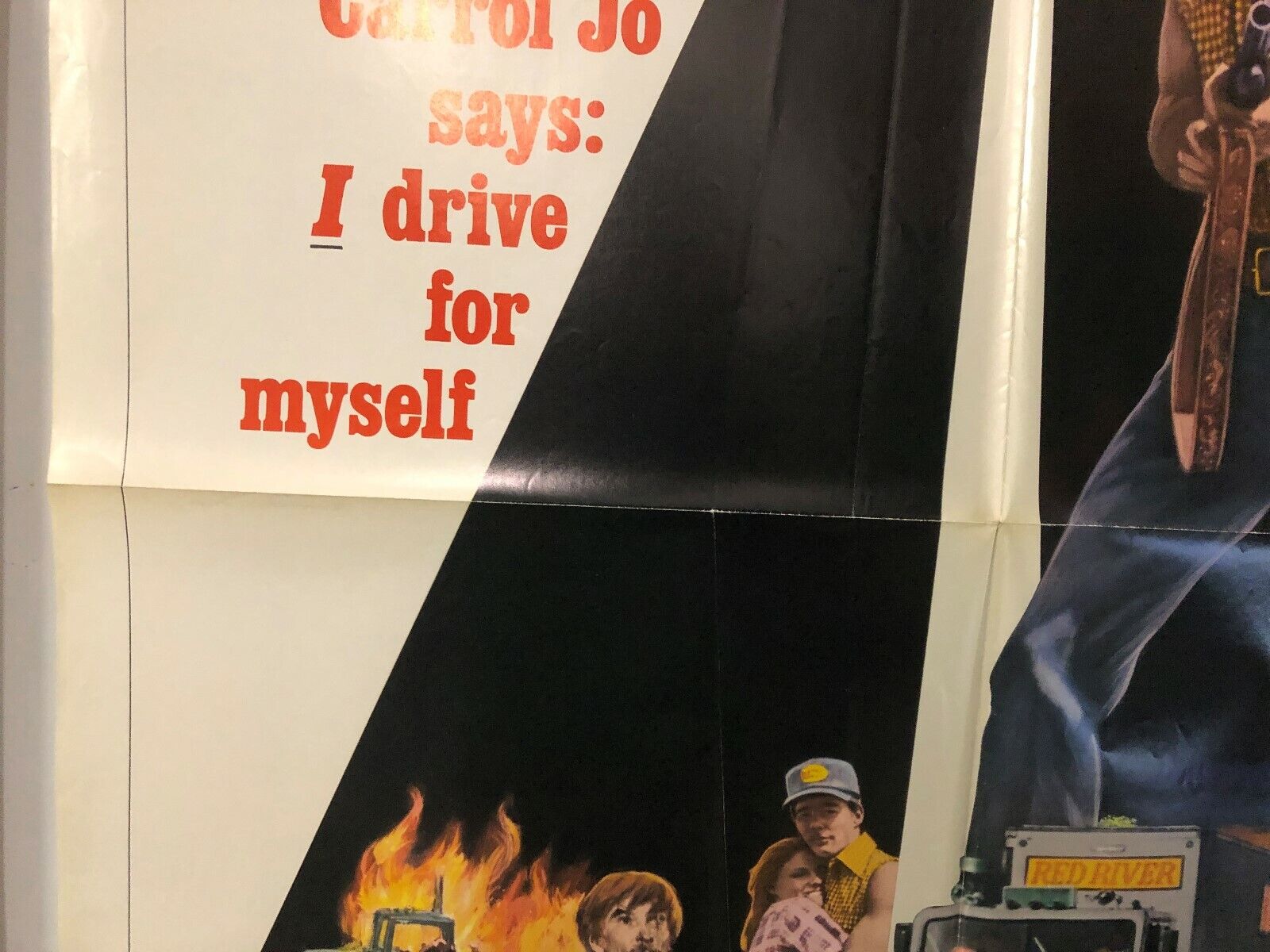 White Line Fever (Columbia, 1975). One Sheet (27" X 41"). Action.