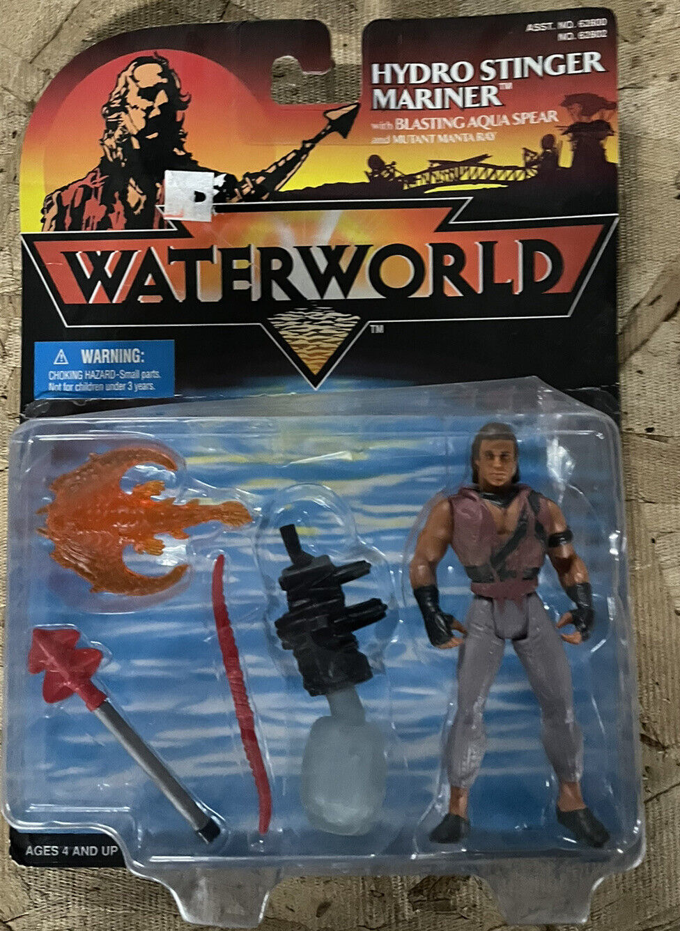 vintage Waterworld Hydro Stinger Mariner Kevin Costner Action Figure Kenner Rare
