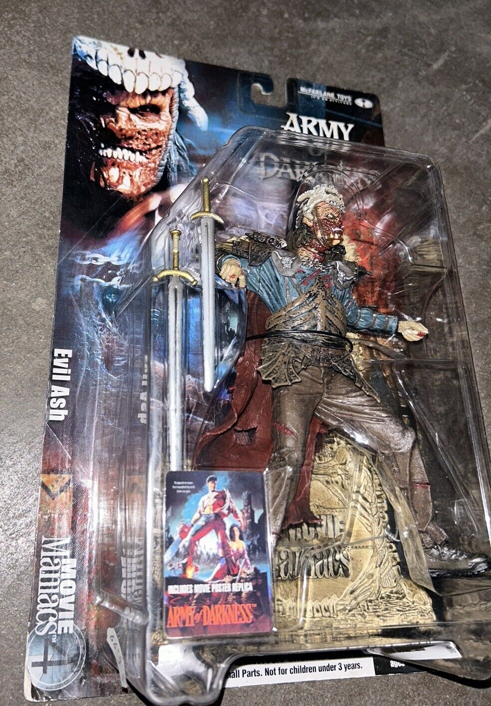 'Evil Ash' Mcfarlane Toys Army Of Darkness Action Figure Movie Maniacs 4 2001