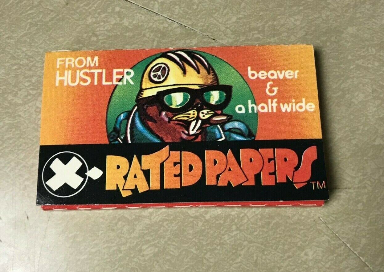 X-RATED FULL BOX Adult Rolling Papers 50 Booklets Hustlers Rare Original Find