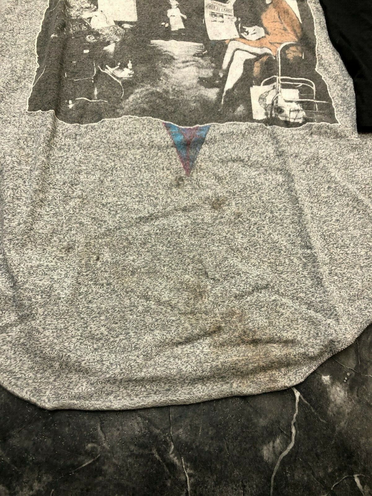 Vintage T Shirt - Kick Axe Joker at Large 1986 Rare XL Signal Baseball Style