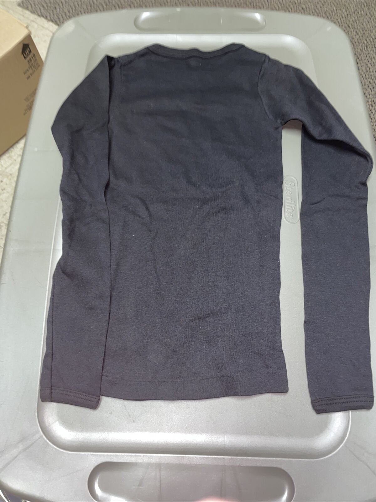 Vintage Youth T Shirt - Varoom 50’s Old School Long Sleeve Black Size M