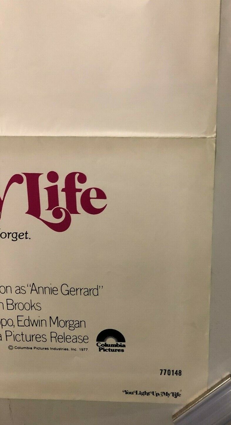 You Light Up My Life Columbia 1977 Poster 27" X 40" Drama Vintage Retro