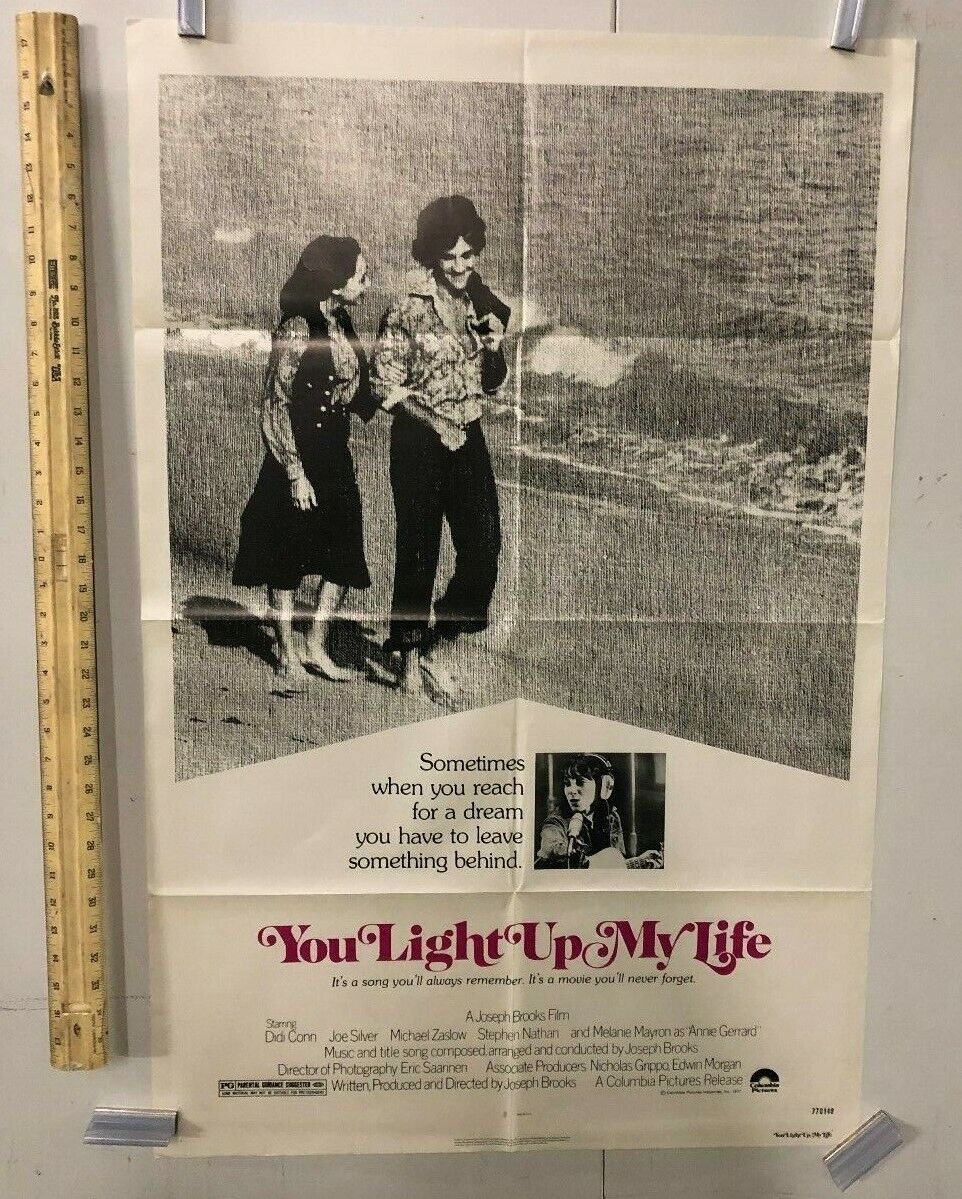 You Light Up My Life Columbia 1977 Poster 27" X 40" Drama Vintage Retro