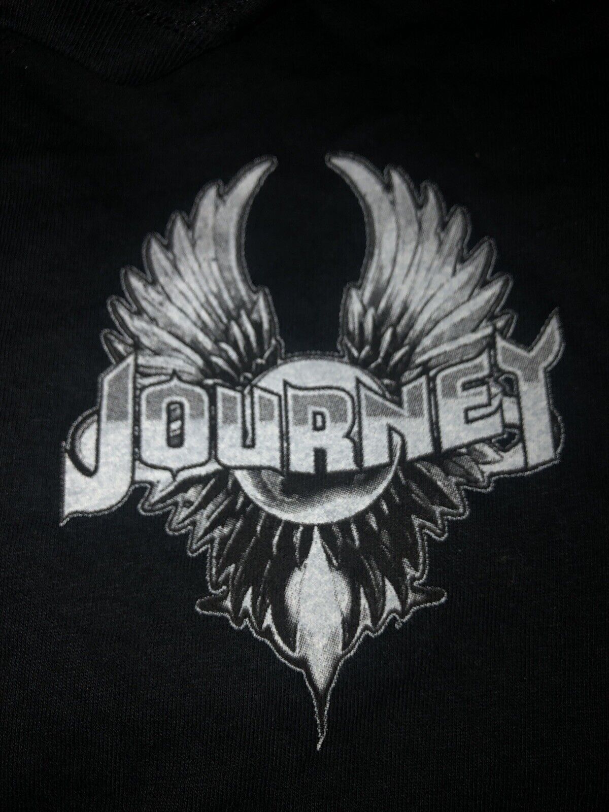 Vintage T Shirt - Journey Gildan Brand Size XL Black Don’t Stop Believin Wings