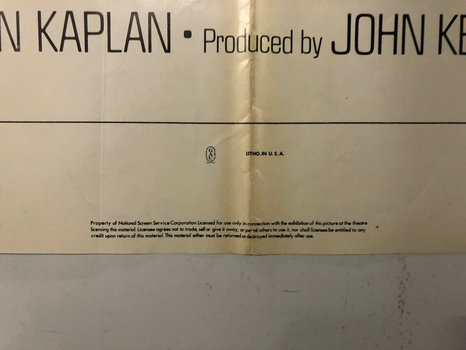 White Line Fever (Columbia, 1975). One Sheet (27" X 41"). Action.