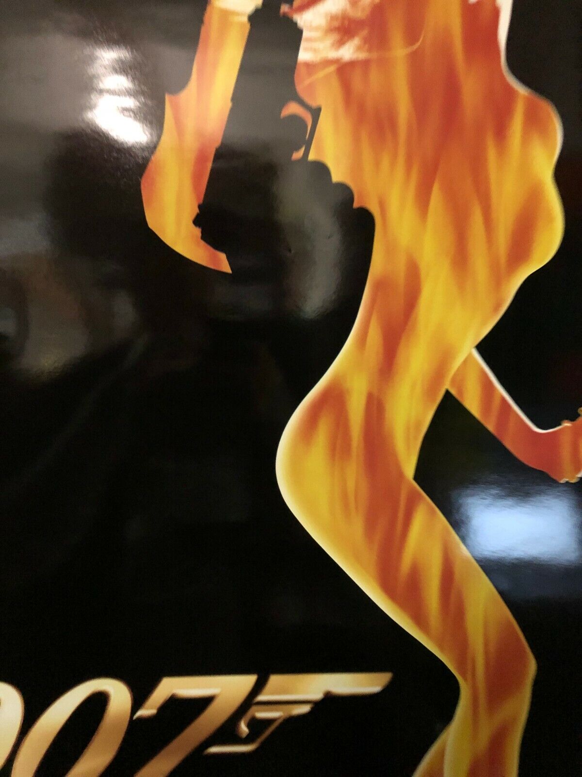"007" Original Movie Theater Promo Poster 1999 James Bond Action Thriller