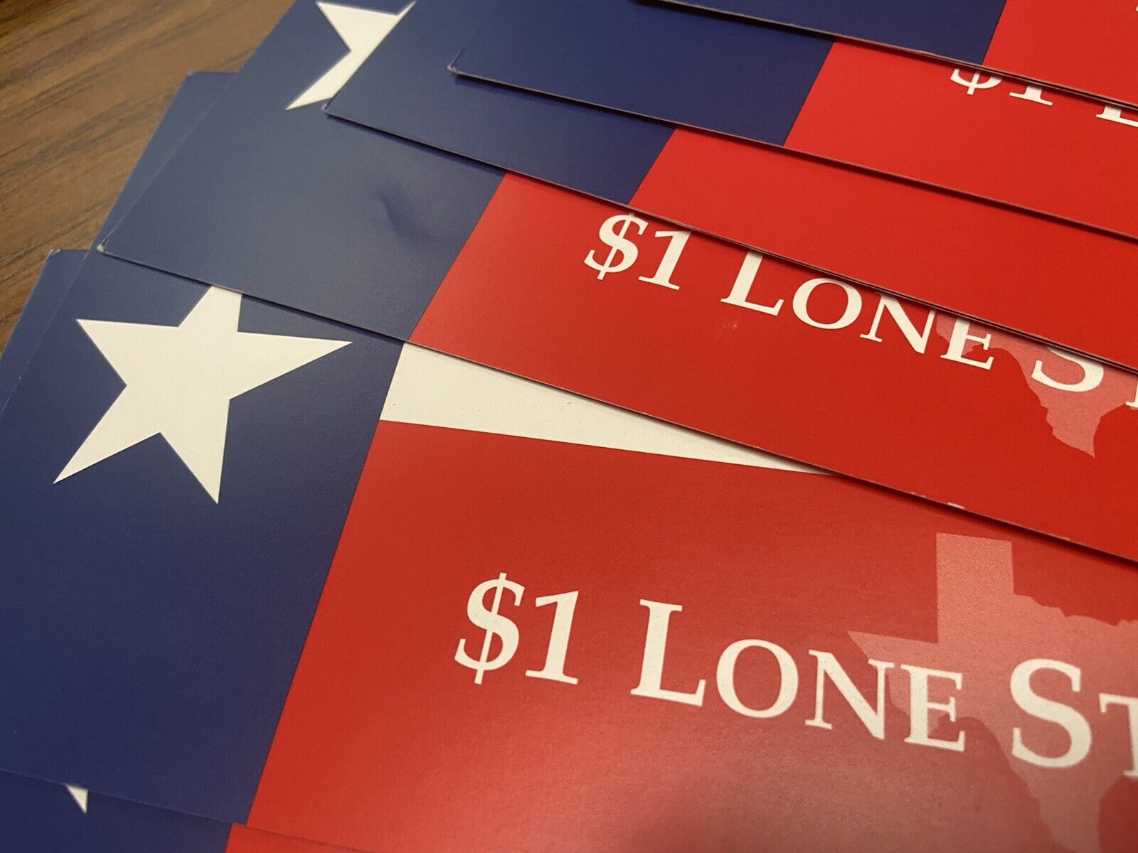 10 Sequential ** STAR ** NOTES. TEXAS $1 LONE STAR NOTES K03898101 - 10