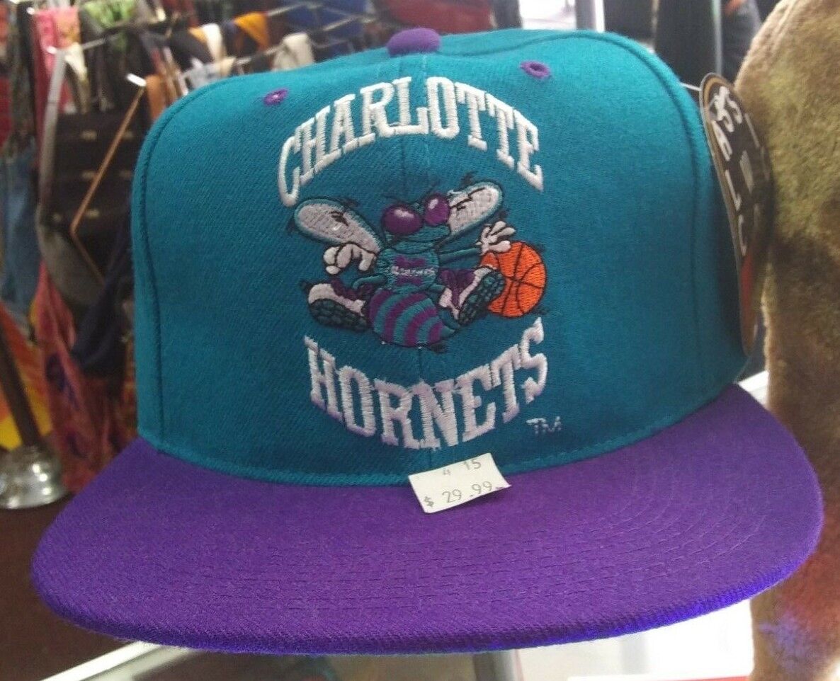 Charlotte Hornets Mascot Adjustable Snapback Hat from Classic Wool