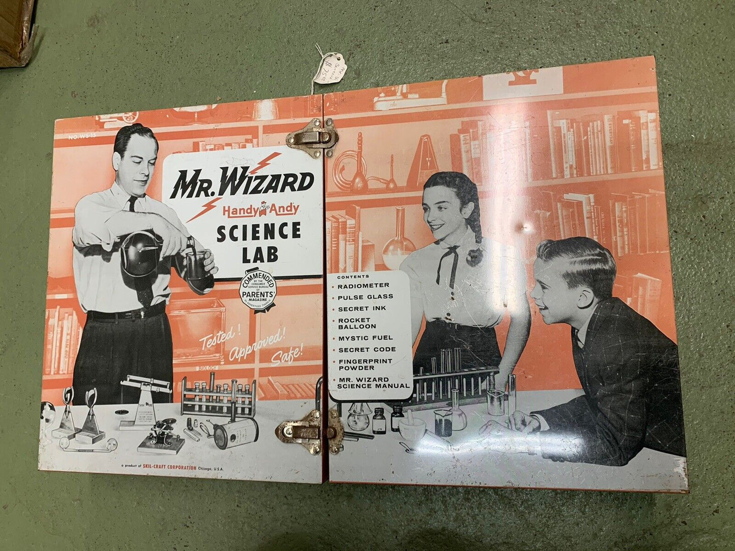 1950s Handy Andy Mr. Wizard Science Lab Super RARE! 