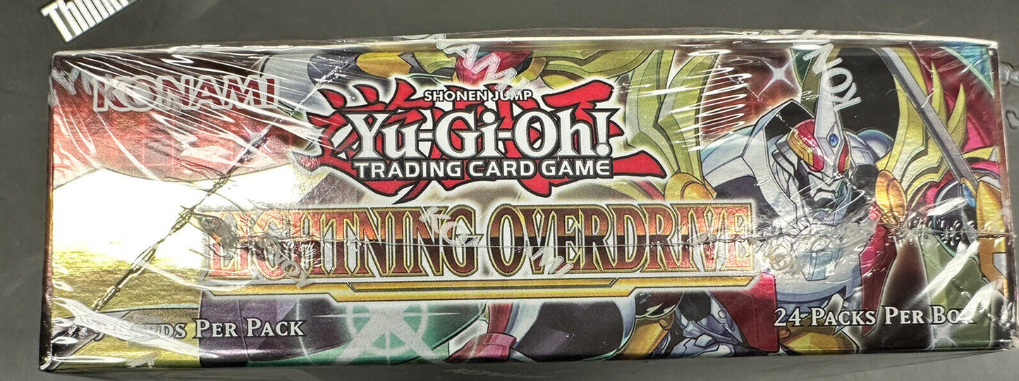 YUGIOH LIGHTNING OVERDRIVE BOOSTER BOX FACTORY SEALED English 1st Edition