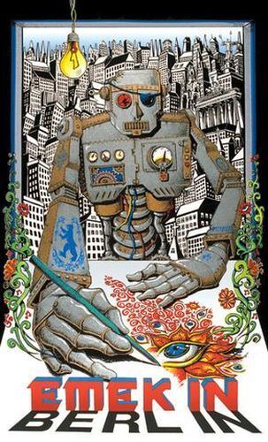 Emek - 1999 - Emek in Berlin Exhibition Poster Grober Unfug Gallery - Berlin GER